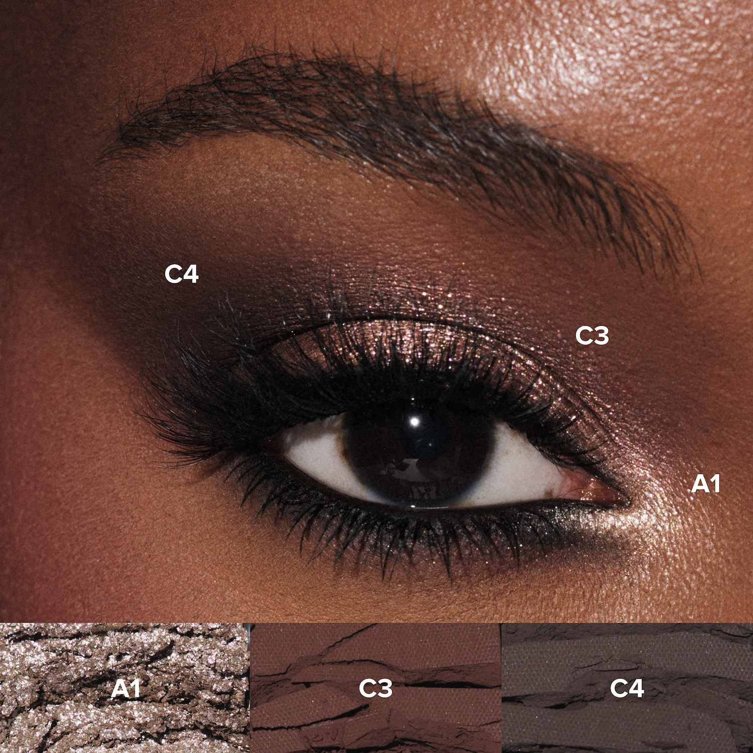 Нейтральная палетка теней для век Anastasia Beverly Hills Genesis, насыщенный пигмент — фото 3