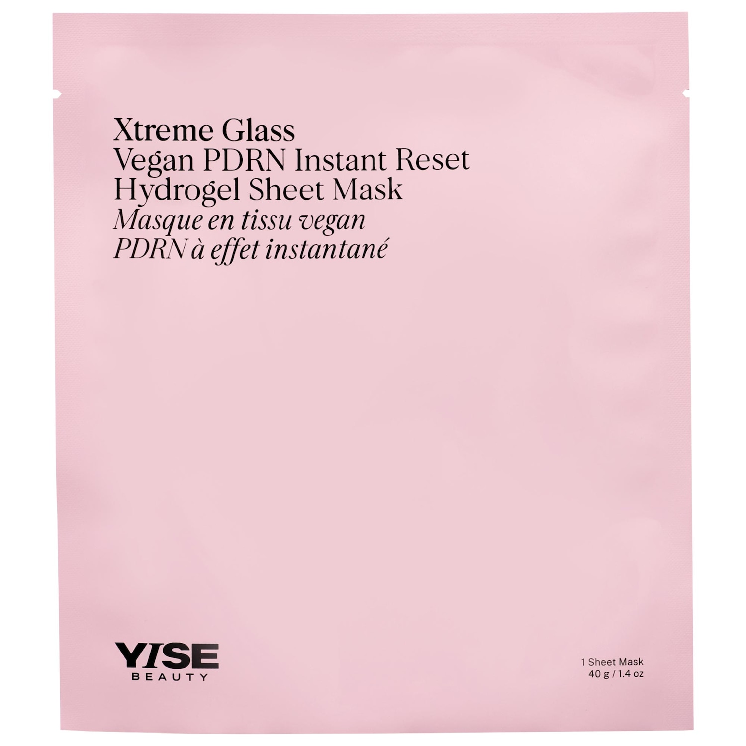 Увлажняющая тканевая маска с веганским Pdrn Yise Beauty Xtreme Glass — фото 1