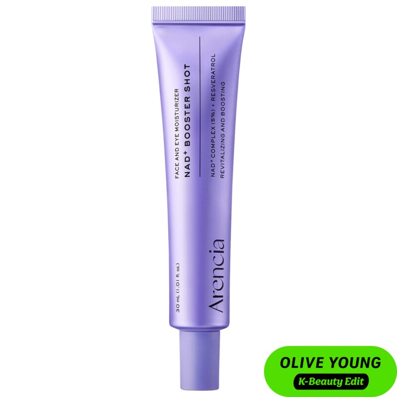 NAD+ Booster Shot Cream with Resveratrol for Skin Firmness and Plumpness