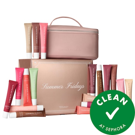 The Lip Butter Balm Vault Gift Set with 18 Hydrating Flavors