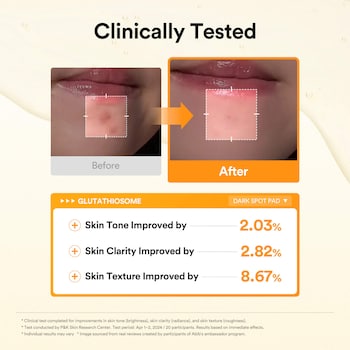 glutathione pads Abib Glutathiosome Vitamin C toner pad for Dark Spot care & Skin Glow 70 pads/pack The pads are made Flavor:Orange (8 oz. tube) Overall Wellness 🚀 Accelerate your ACL