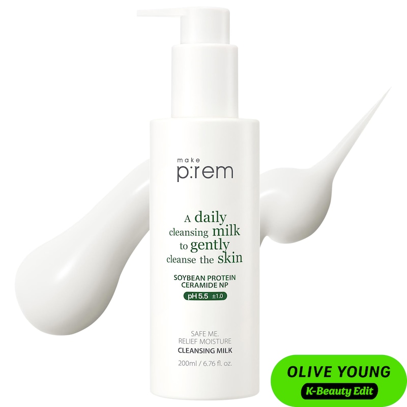 Safe me. Relief Moisture Gentle Cleansing Milk for Sensitive Skin Care