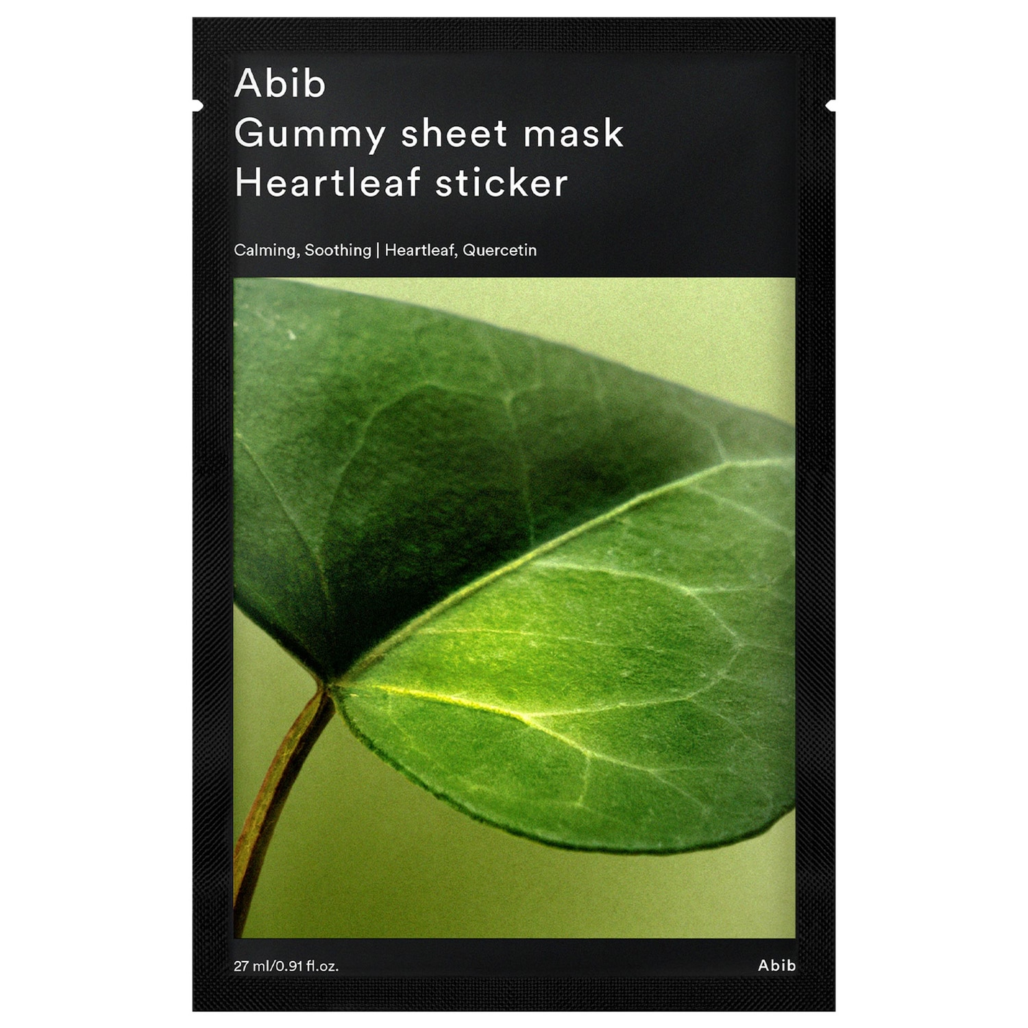 Тканевая маска-стикер для чувствительной кожи Abib Gummy Sheet Mask Heartleaf — фото 1