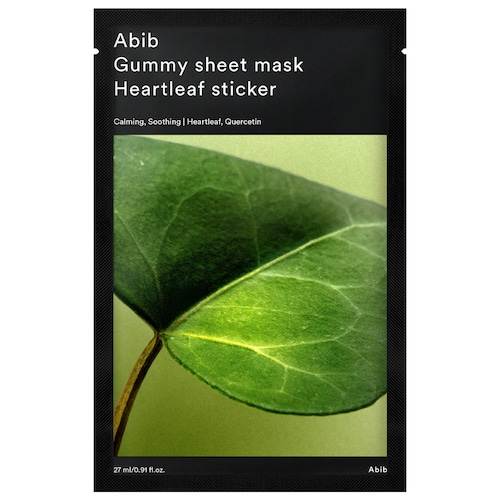 Тканевая маска-стикер для чувствительной кожи Abib Gummy Sheet Mask Heartleaf