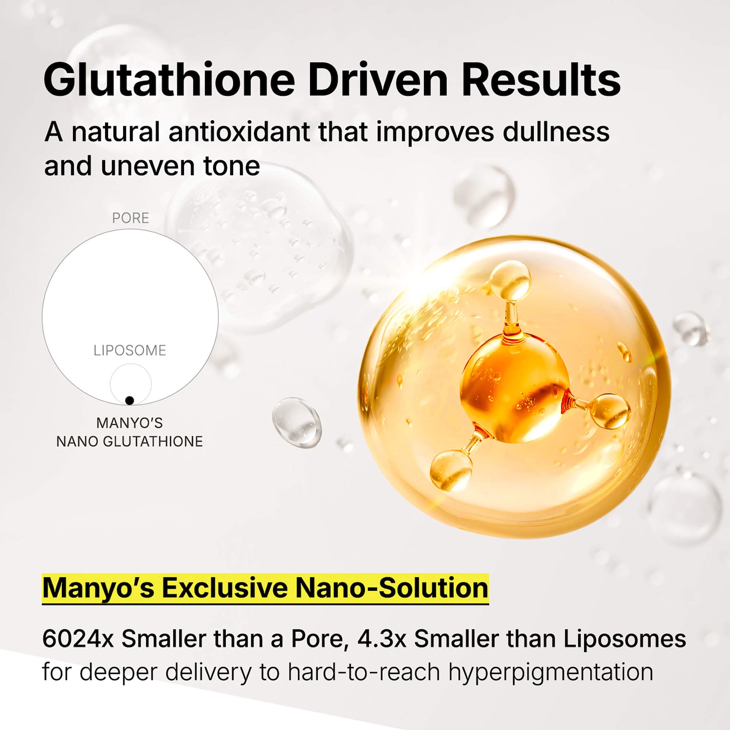 glutathione pore size 7 Dark Spot Serum - ma:nyo 95 mL (3.21 fl GHK-Cu 50mg & 100mg best glutathione pills Size:500 mg | 120 Capsules
