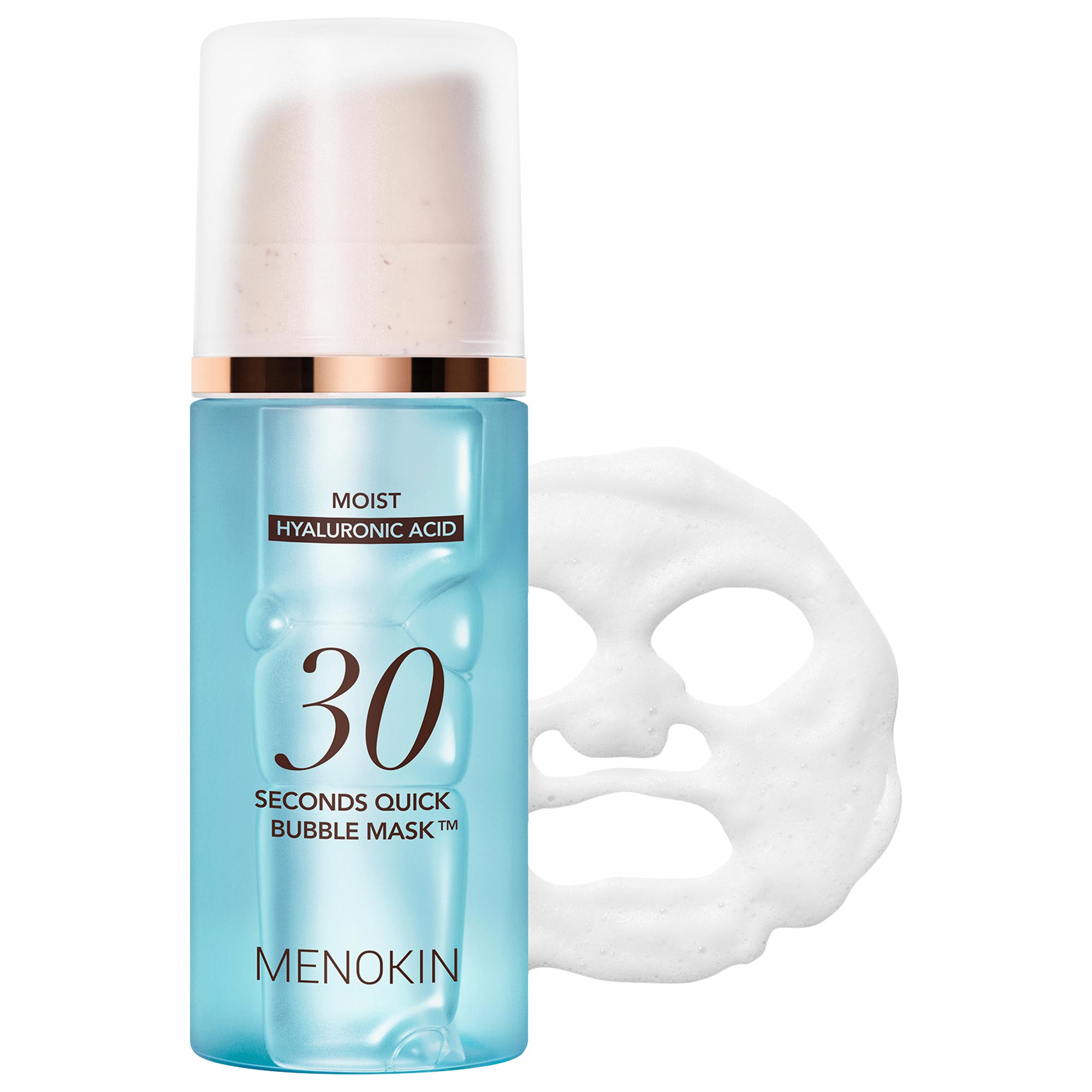 30 sec Quick Bubble Mask - Moist with 8 types of hyaluronic acid 30 sec Quick Bubble Mask - Moist with 8 types of hyaluronic acid