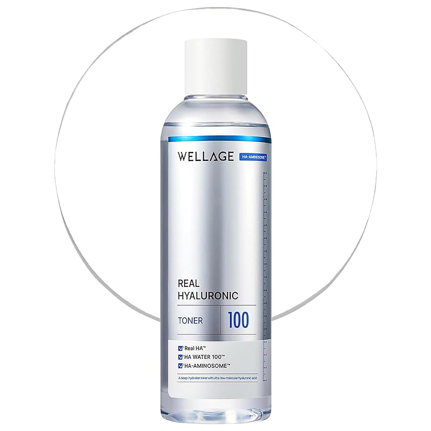 Тонер для мгновенного увлажнения Wellage Real Hyaluronic — фото 1