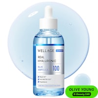 WELLAGE - Real Hyaluronic Blue 100 Ampoule for 30-Layer Deep Hydration