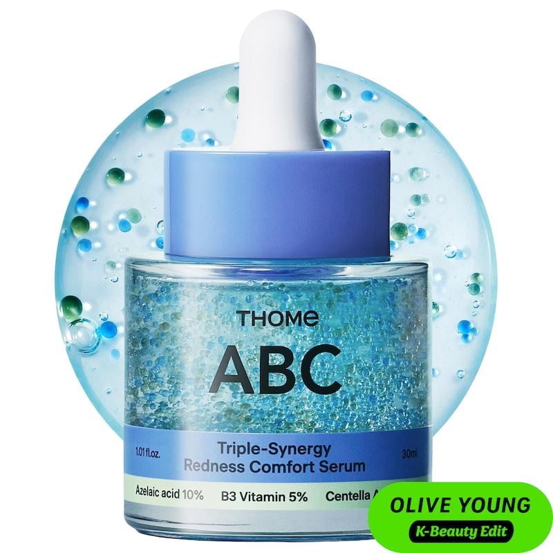 ABC Triple-Synergy Redness Comfort Serum with Azelaic Acid & Niacinamide for Blemish-Prone Skin