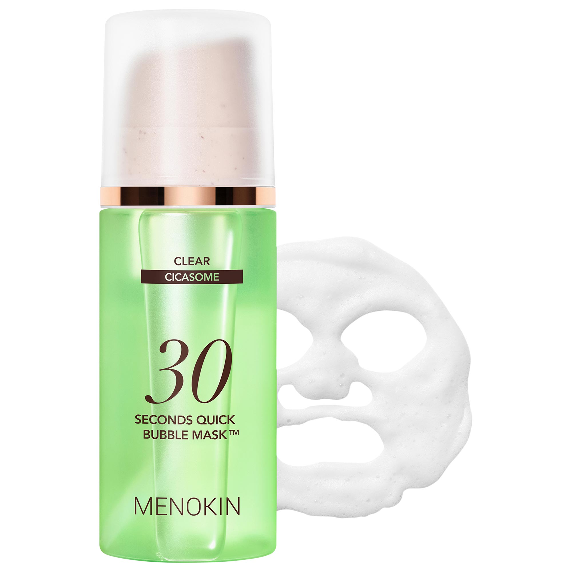 30 sec Quick Bubble Mask - Clear 95ml with cica-exosome for