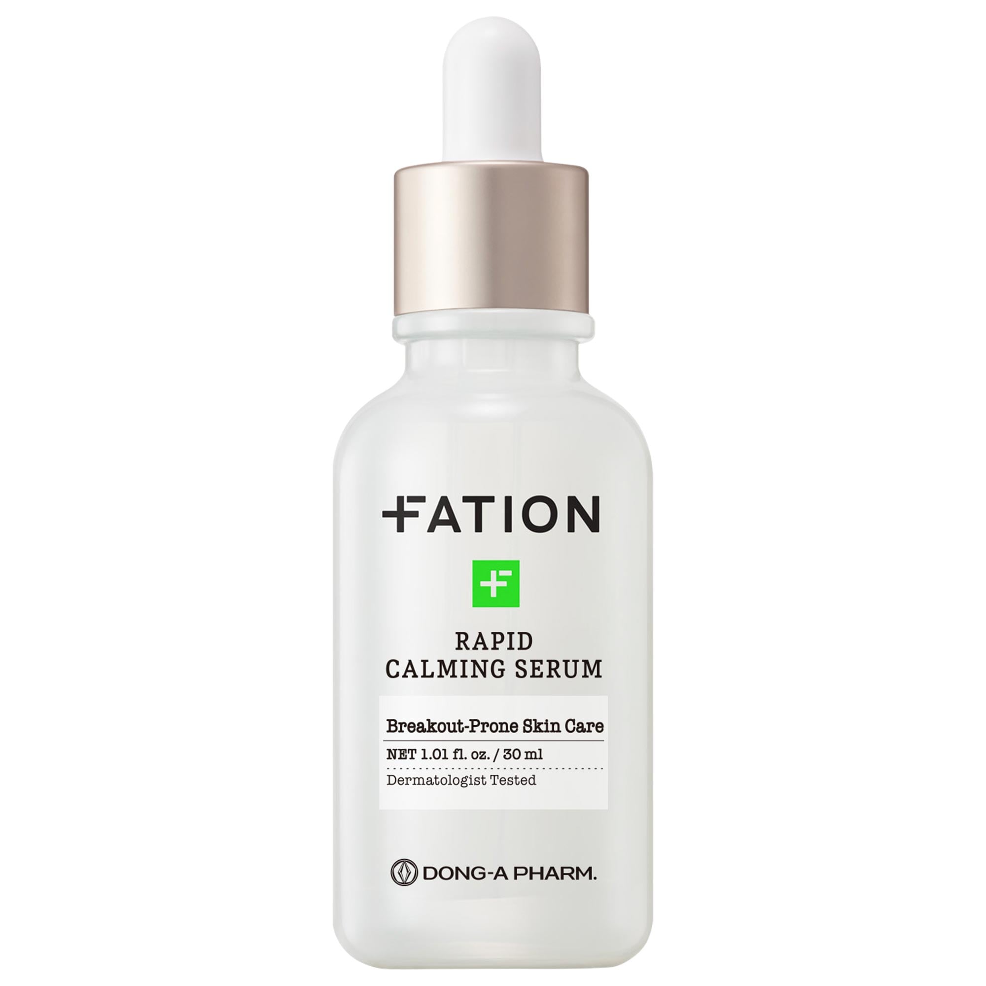 FATION Rapid Calming Barrier Serum with 46% Fresh Cica, Panthenol & Allantoin