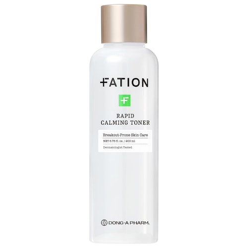 Успокаивающий тонер с 2% PHA и LHA, цикой и пантенолом Fation Rapid Calming