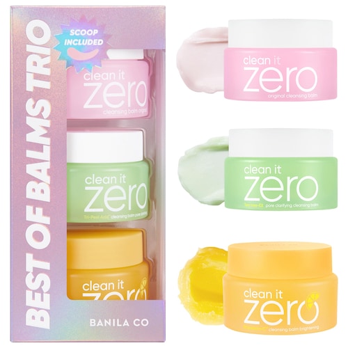 Трио очищающих бальзамов Banila Co Clean it Zero: Original, Pore Clarifying и Brightening