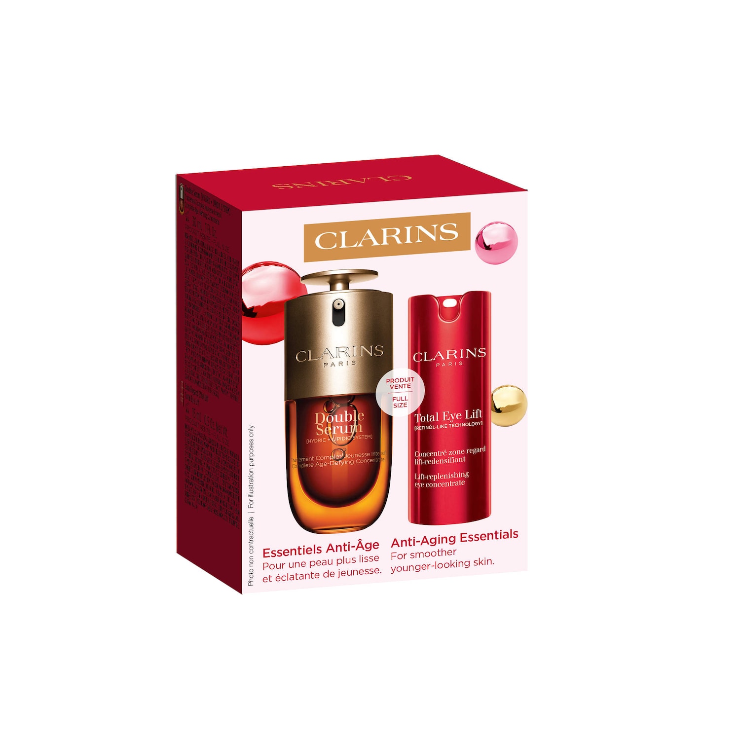 Anti‑Aging Essentials - Double Serum & Total Eye Lift - Clarins