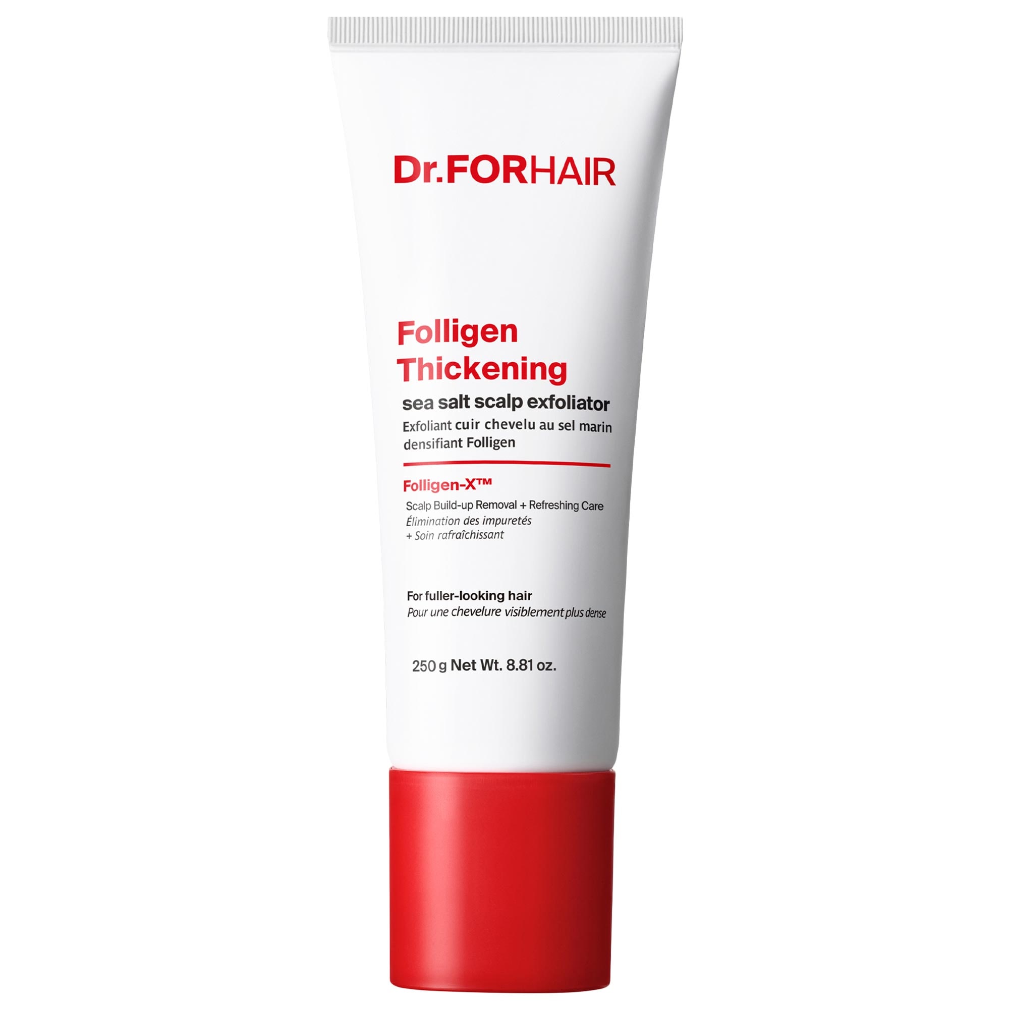 Folligen Thickening Sea Salt Scalp Exfoliator with Sea Salt