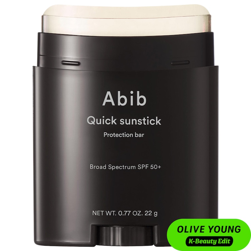 Quick Sunstick Protection Bar SPF50+ Broad Spectrum, Glowy Sunscreen Stick for Dry & Sensitive Skin