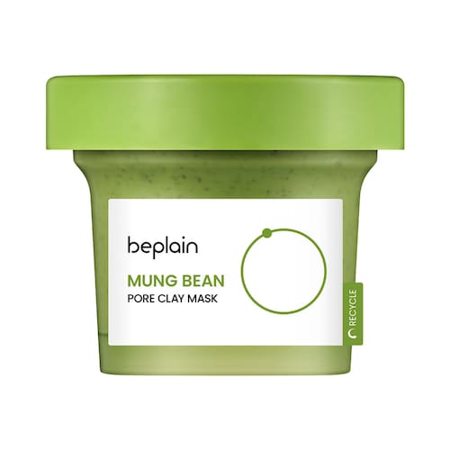 Мягкая глиняная маска для пор beplain Mung Bean для нежного отшелушивания