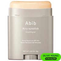 Abib - Airy Sunstick Protection Bar SPF50+ Broad Spectrum, Semi-Matte Sunscreen Stick for Oily & Combination Skin