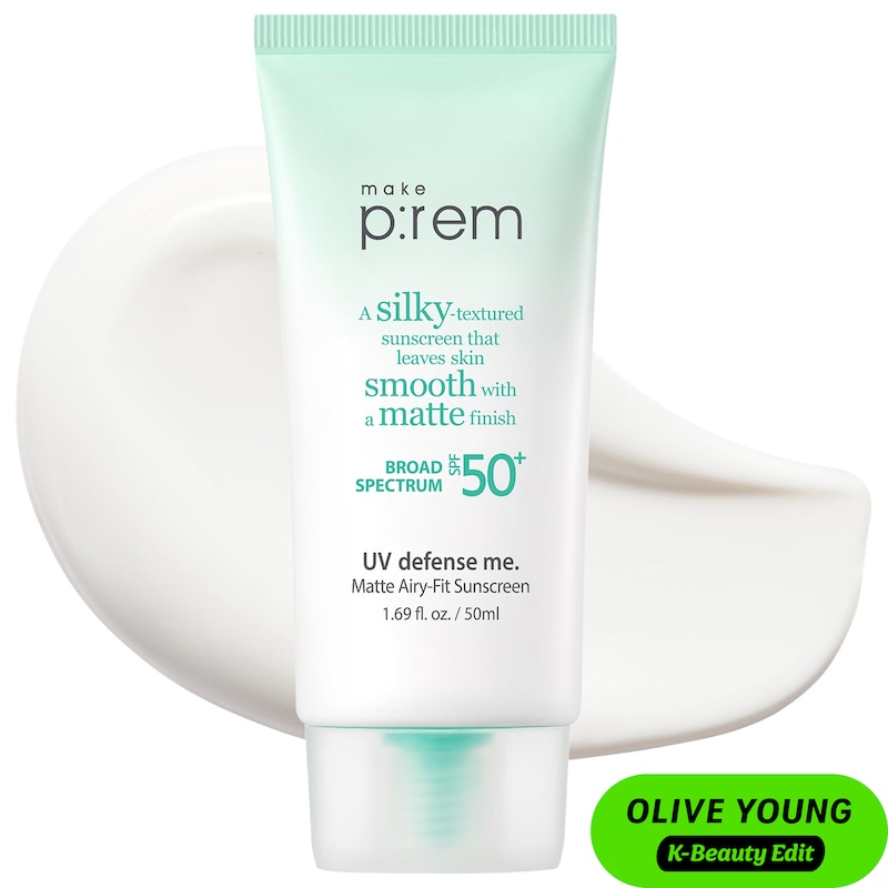 UV Defense me. Matte Airy-Fit Mineral Sunscreen SPF 50 for Oil Control & Soft Matte Finish