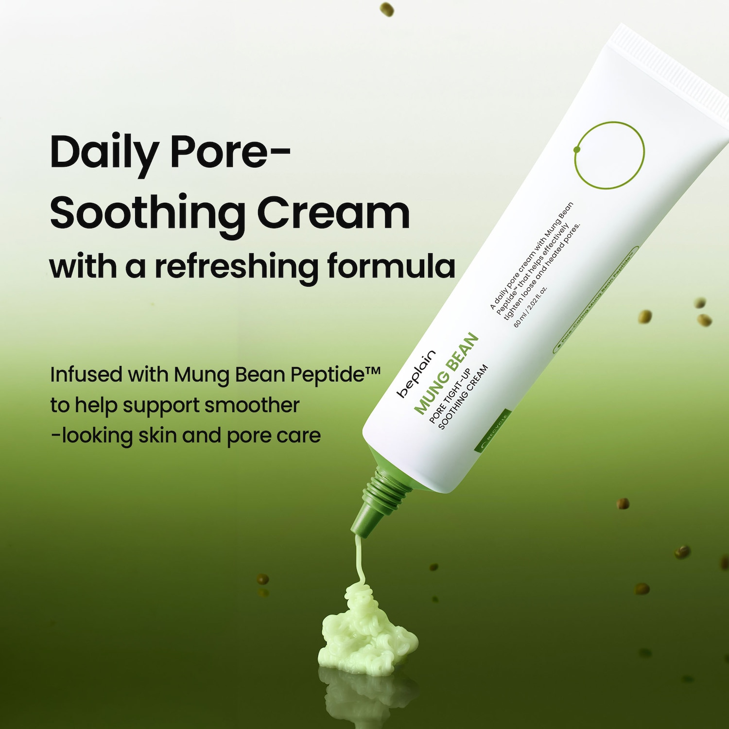 MUNG BEAN PORE TIGHT-UP SOOTHING CREAM, Daily Pore Care Cream with