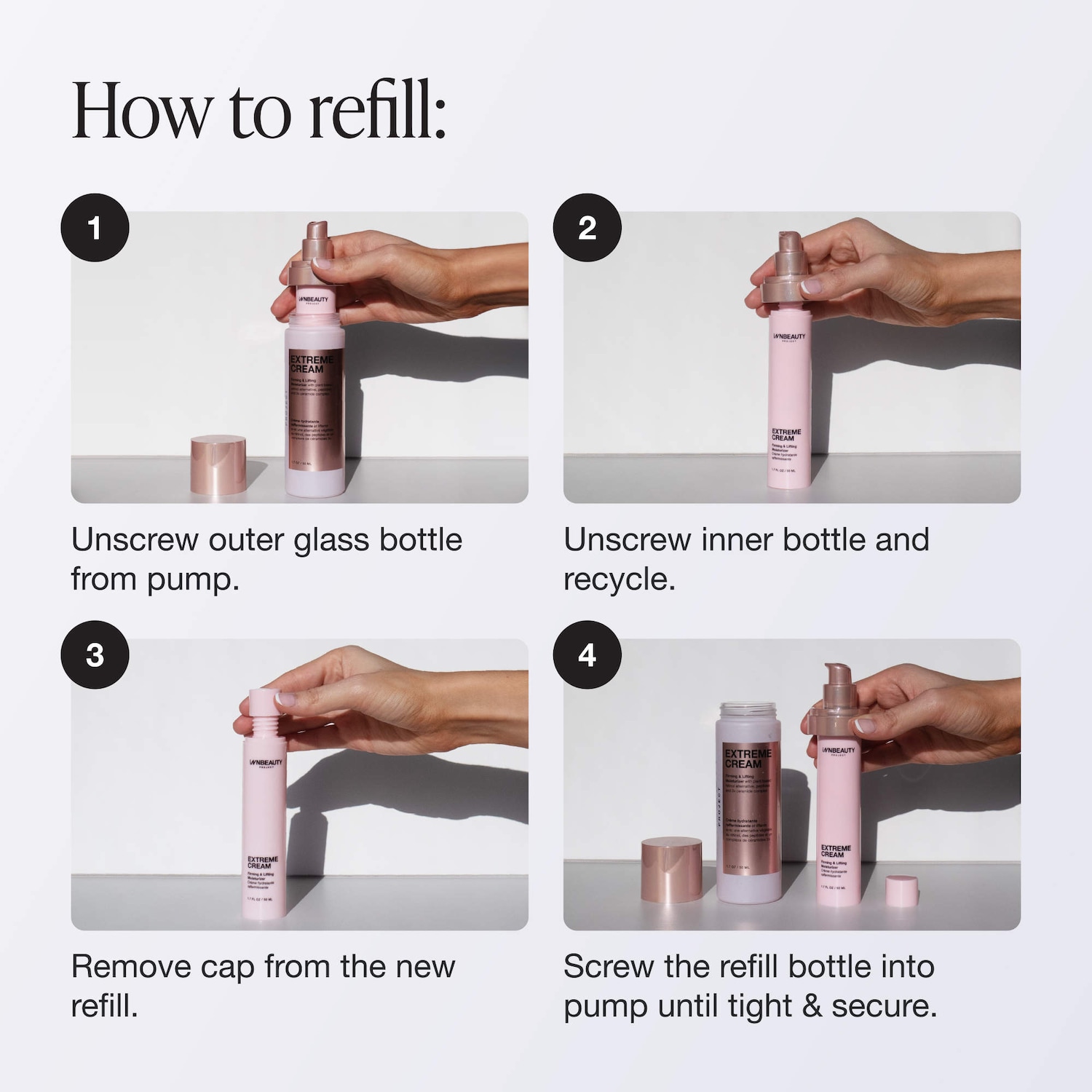 Extreme Cream Full Size and Refill Duo Gift Set - INNBEAUTY