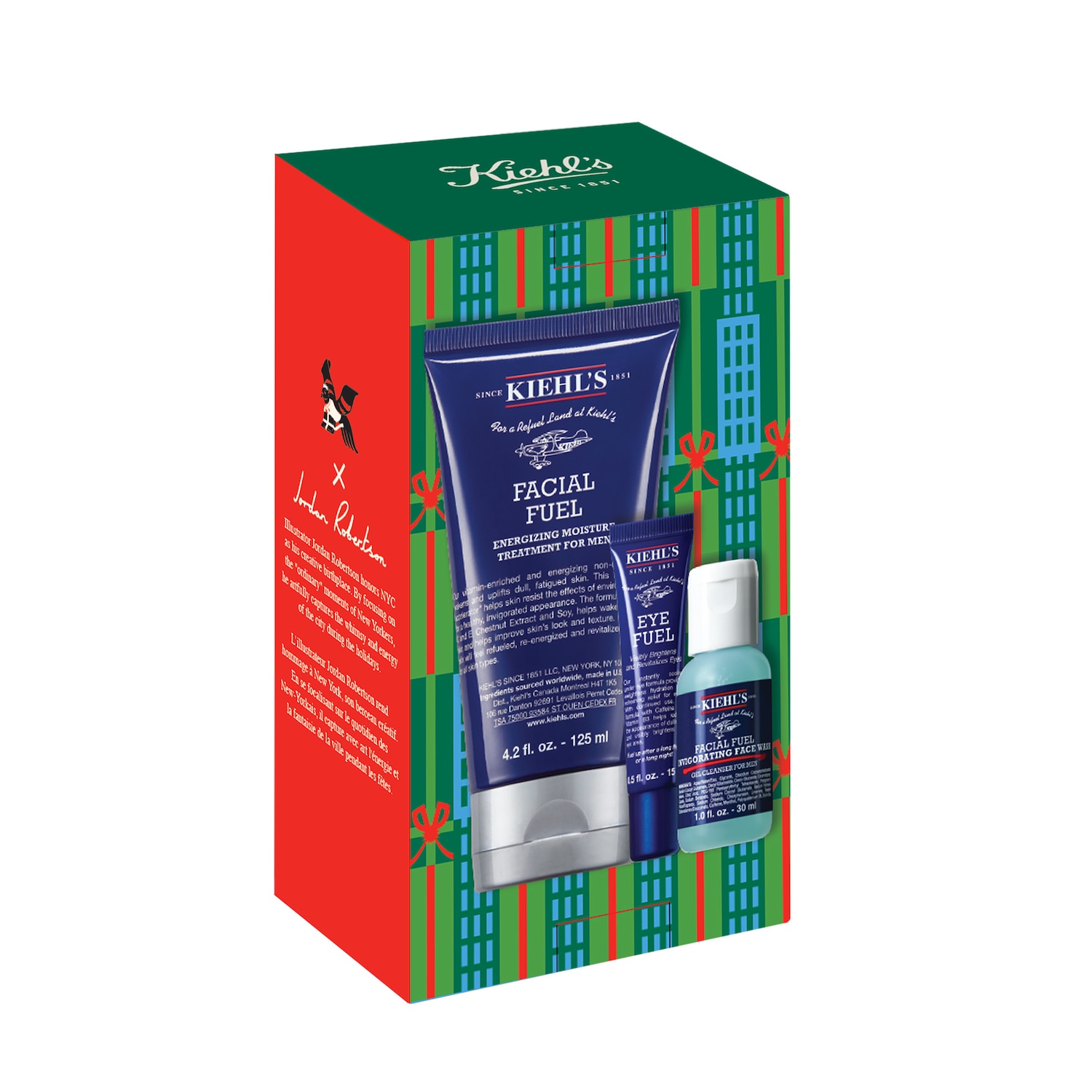 Kiehl's Facial Fuel Men's Skincare Set - Kiehl's Since 1851 | Sephora