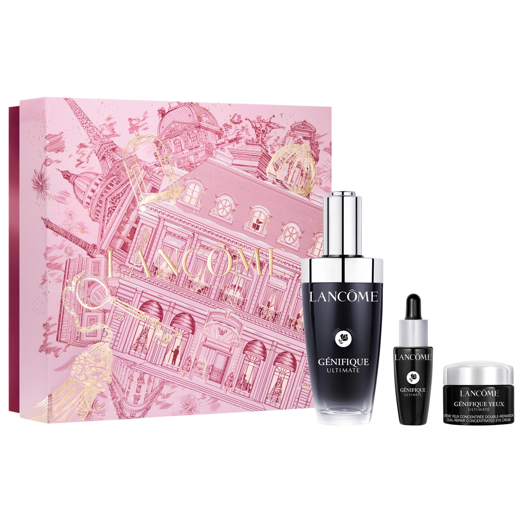 Lancôme Génifique Ultimate Serum & Dual-Recovery Eye Cream Set