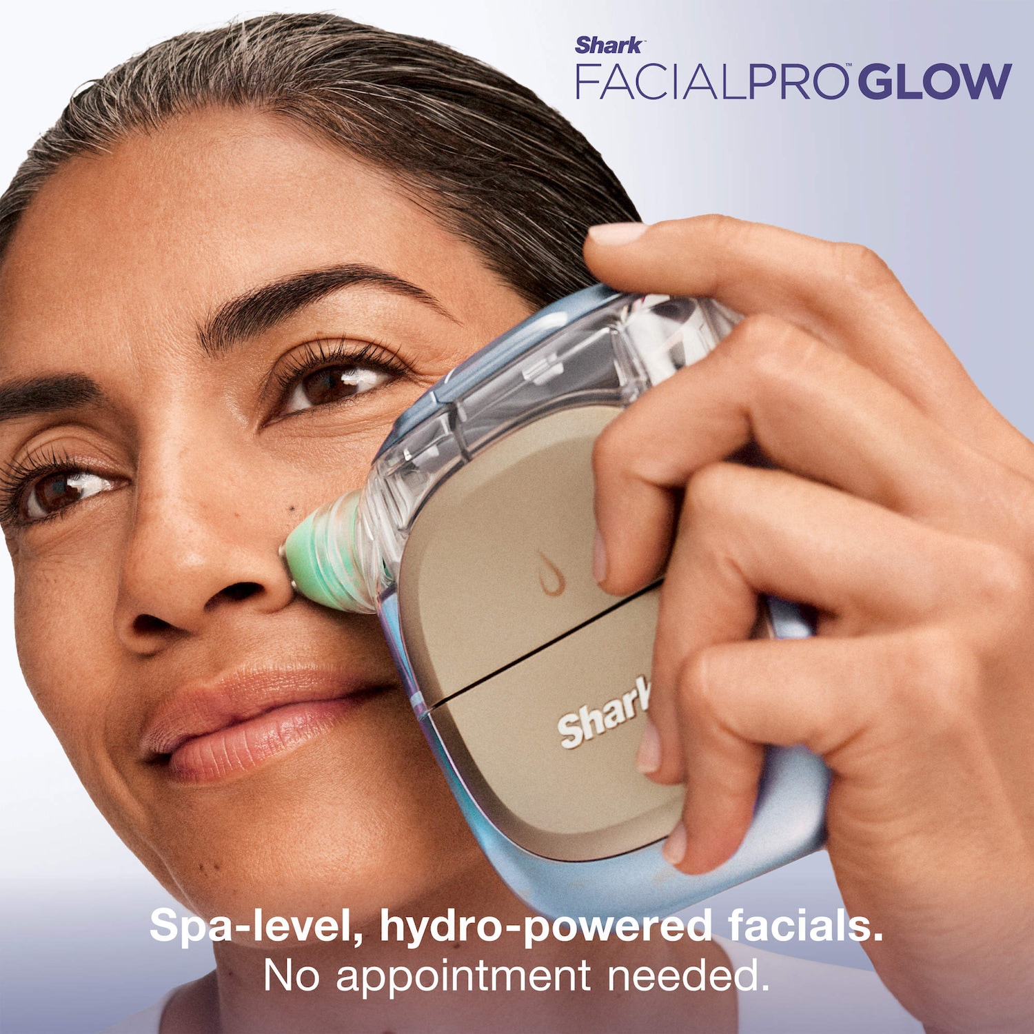 Гидро-система для домашнего ухода за лицом Shark Beauty FacialPro Glow, Pink — фото 2
