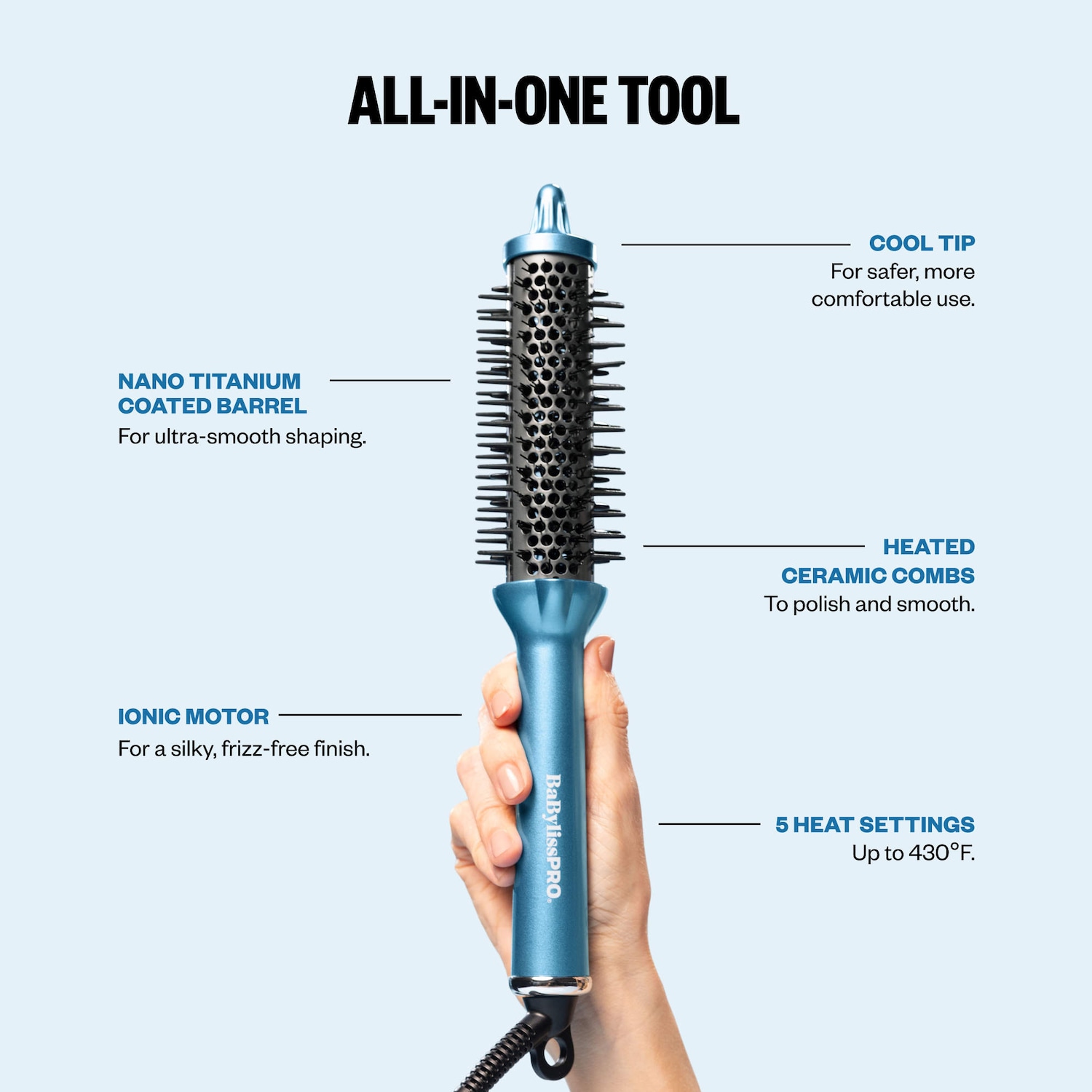 Термобрашинг BaBylissPRO The Thermal Round Brush — фото 5