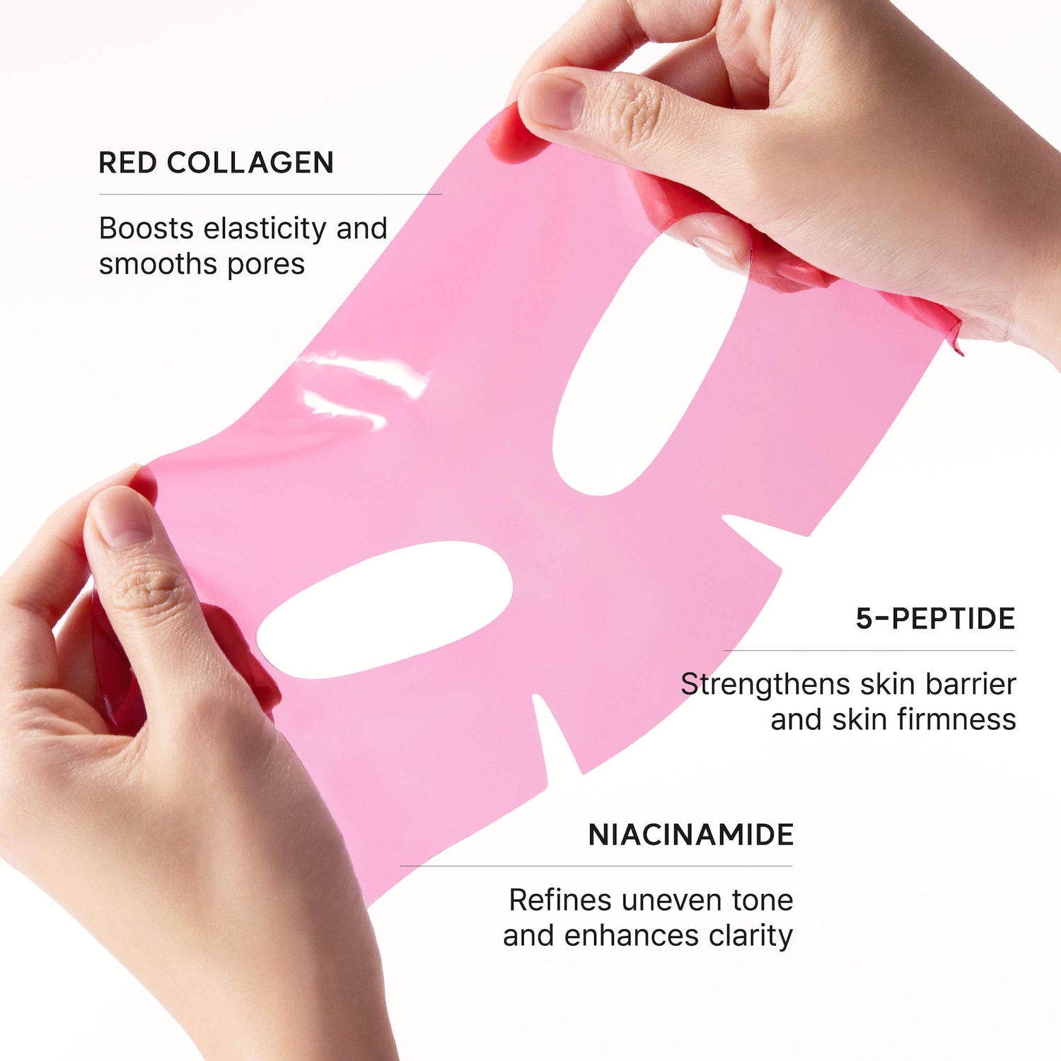 Red Collagen Pore-Tightening Jello Mask (4-Pack) with Red Collagen