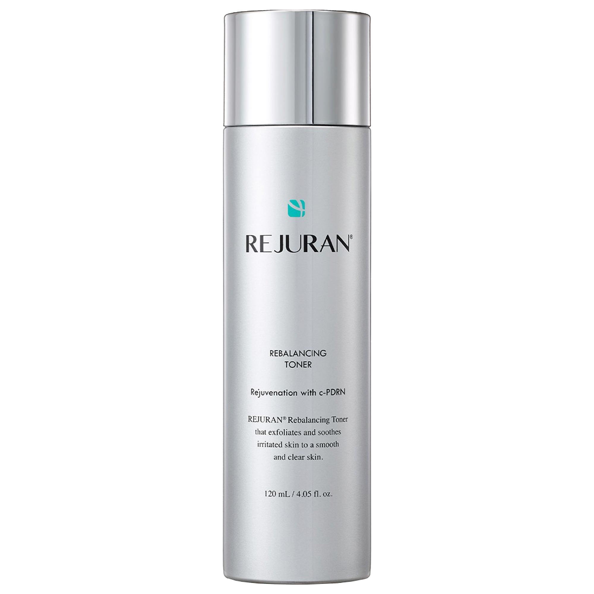 Rejuran Rebalancing Toner c-PDRN Gentle Exfoliating Toner for Balanced Skin 4.05 fl oz/120 mL