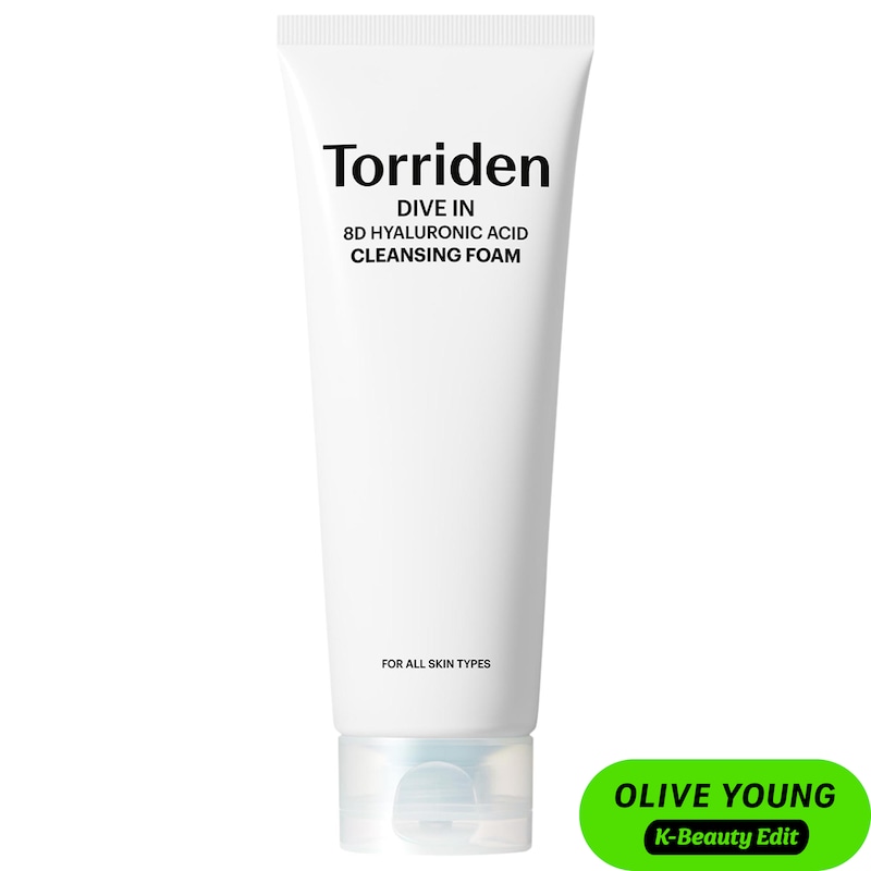DIVE IN 8D Hyaluronic Acid Cleansing Foam for Gentle Daily Cleanse & Refreshing Glow