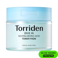Torriden - DIVE IN 5D Hyaluronic Acid Toner Pads for Deep Hydration & Exfoliation