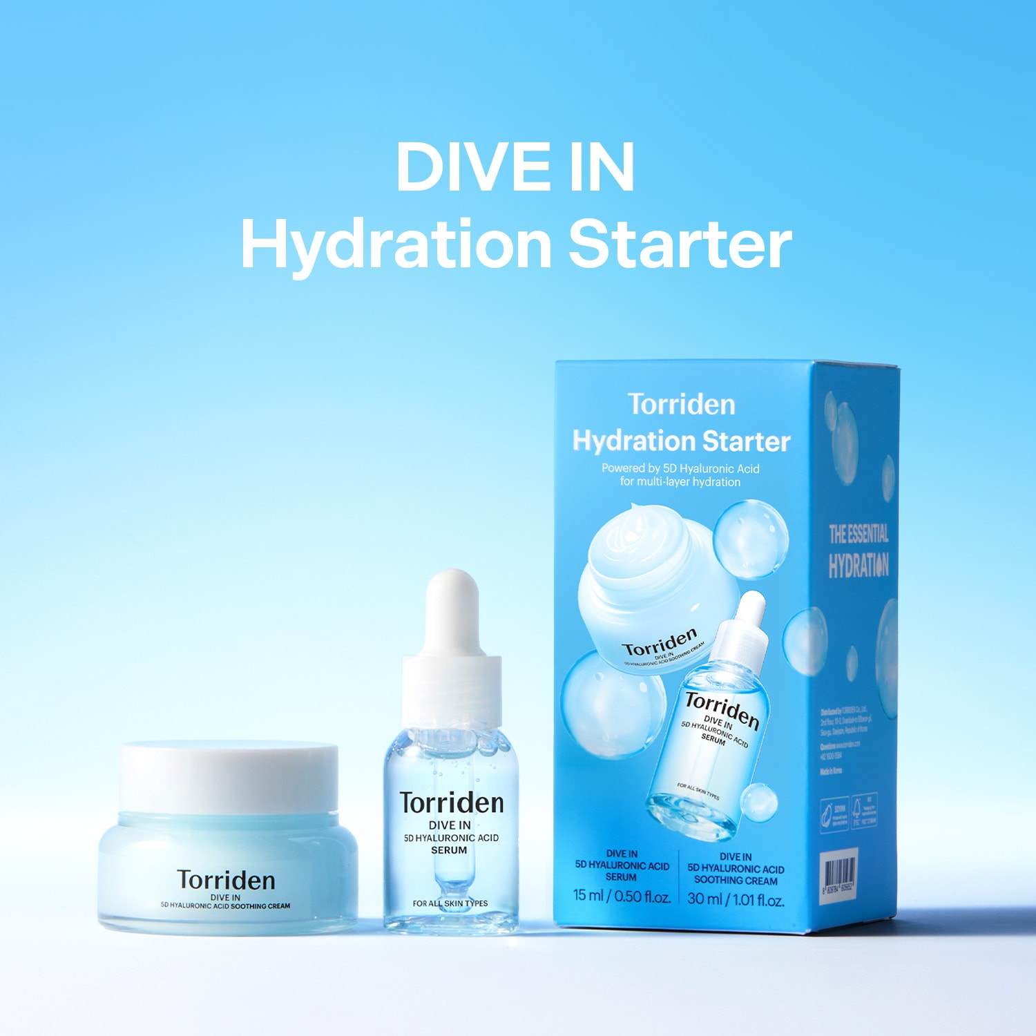 DIVE IN Hydration Starter Set - Torriden | Sephora