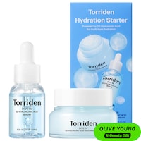 Torriden - DIVE IN Hydration Starter(DIVE IN 5D Hyaluronic Acid Ultra Hydrating Serum for Plump and Glow Skin & DIVE IN 5D Hyaluronic Acid Soothing Cream for Sensitive Skin Moisture and Relief)