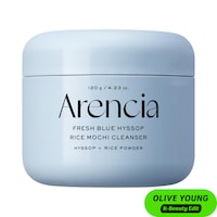 Arencia - Fresh Blue Hyssop Rice Mochi Foaming Cleanser with Bentonite Clay for Oily Skin