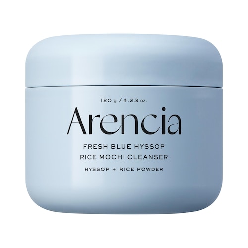 Пенка для умывания Arencia Fresh Blue Hyssop Rice Mochi с бентонитом для жирной кожи