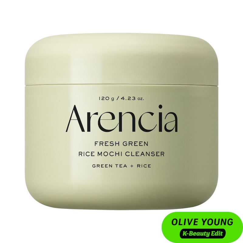 Fresh Green Rice Mochi Foaming Cleanser with Green Tea and Tea Tree for Acne-Prone Skin