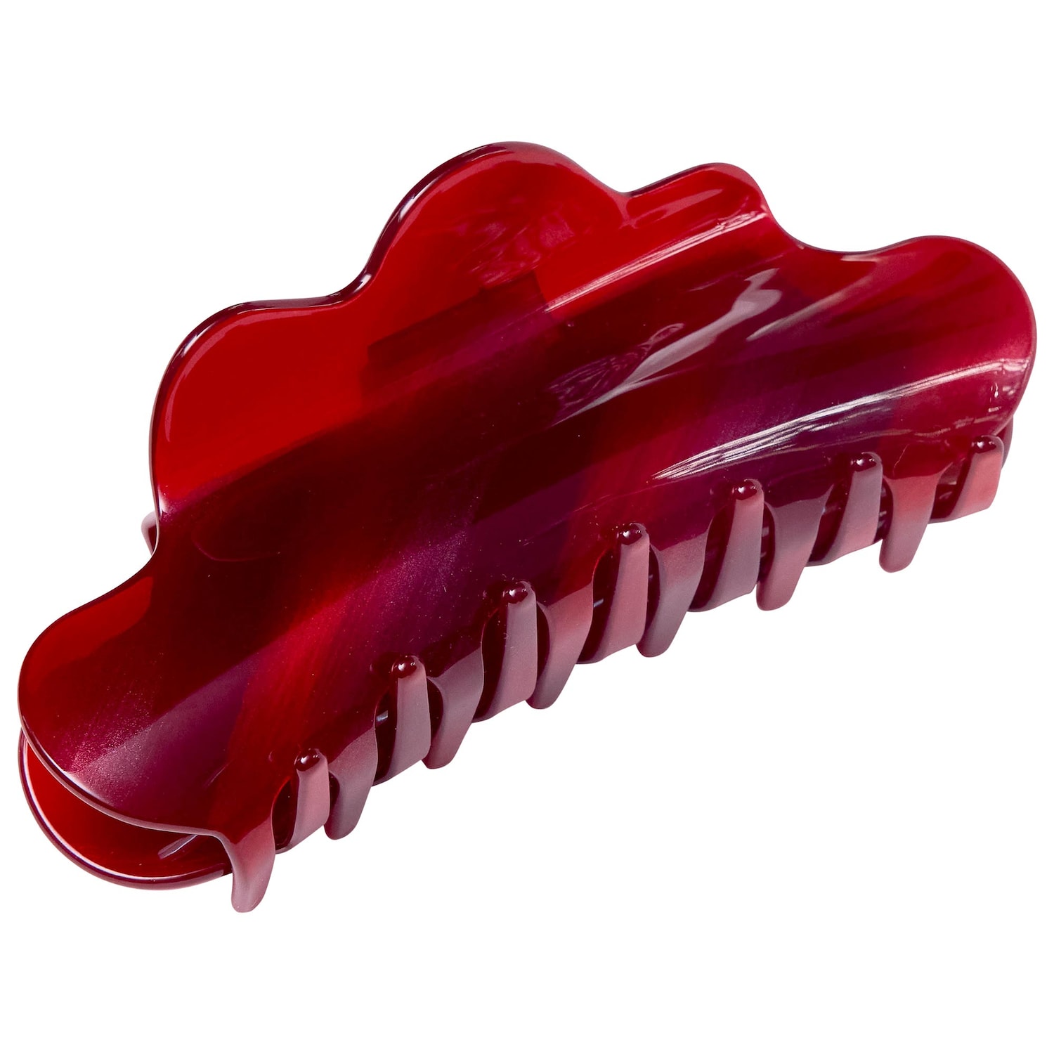Chunks Nimbus Hair Claw Clip in Merlot — фото 1