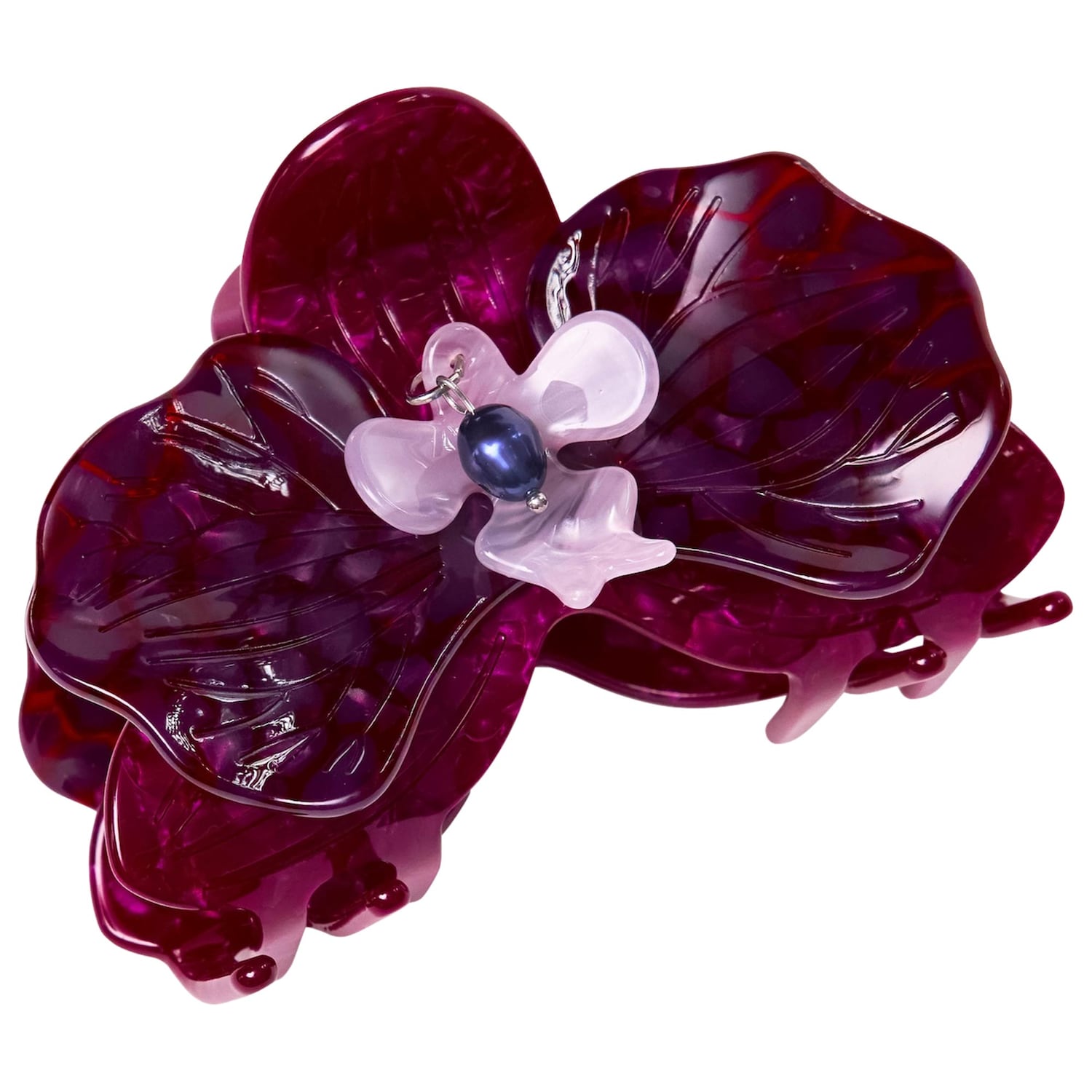 Заколка-краб для волос Chunks Orchid, Plum — фото 1