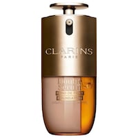 Clarins - Double Serum Foundation 2-in-1 Hybrid Serum Foundation, Buildable Coverage & Luminous Satin Finish