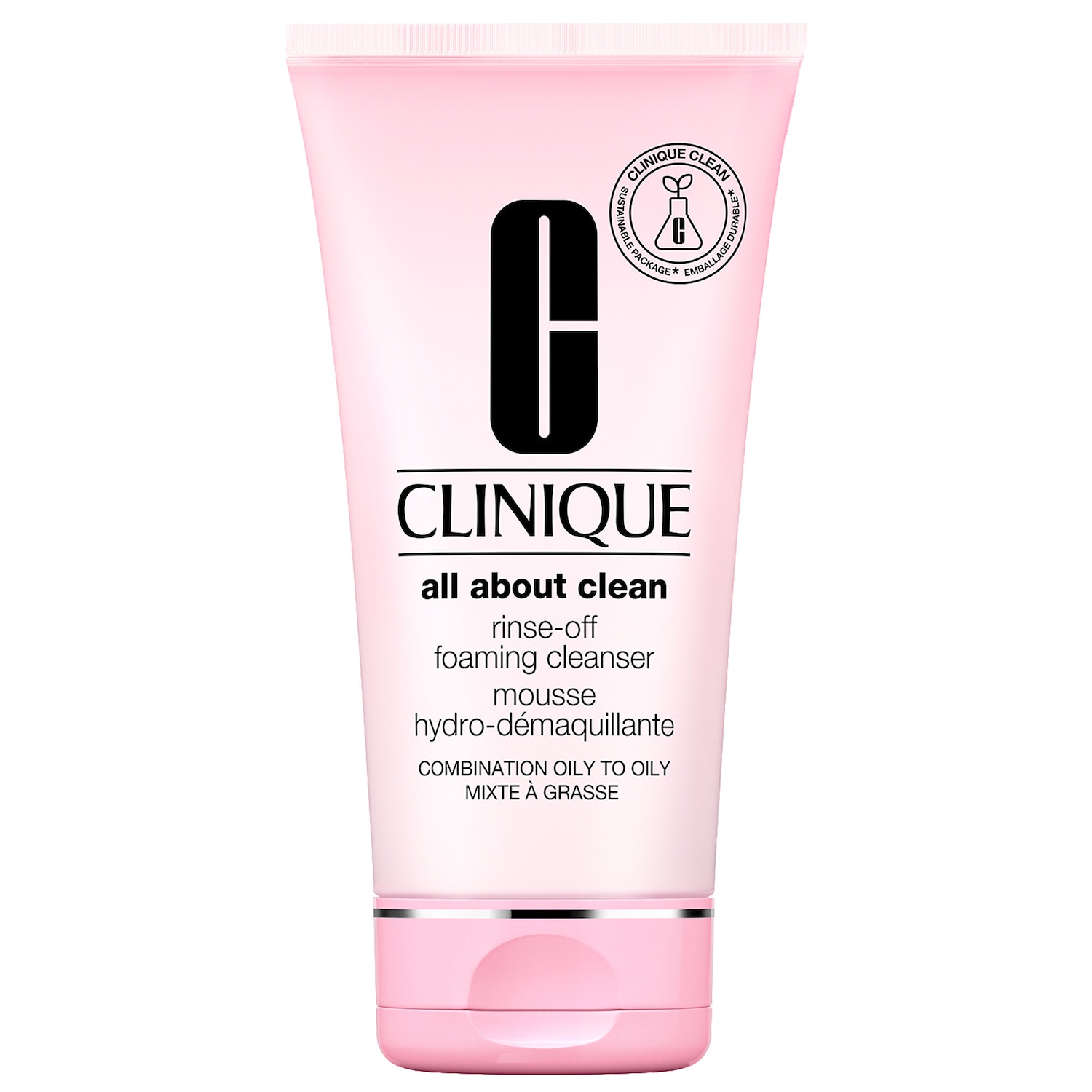 Смываемая очищающая пенка Clinique All About Clean с гиалуроновой кислотой — фото 1