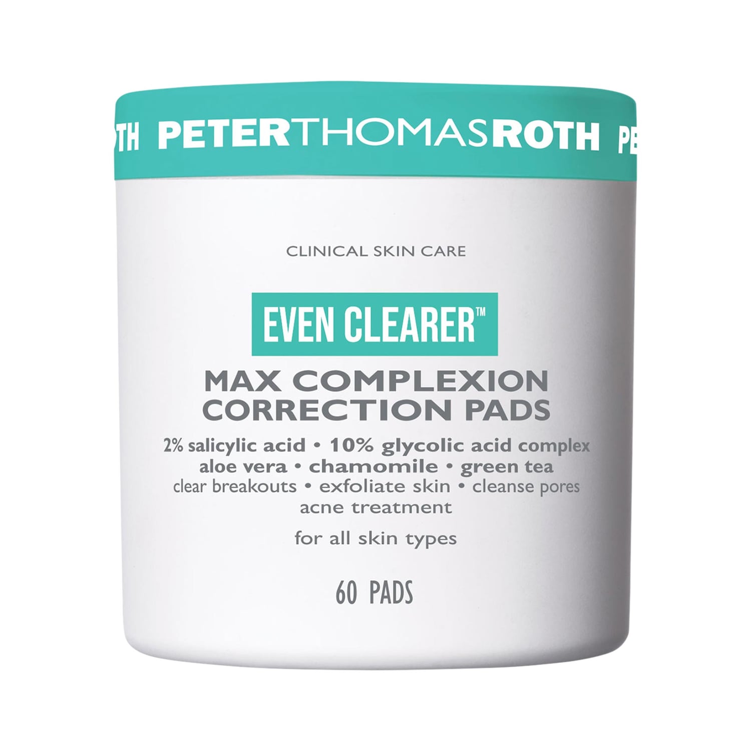 Диски для коррекции тона кожи Peter Thomas Roth Even Clearer Max против акне и воспалений — фото 1
