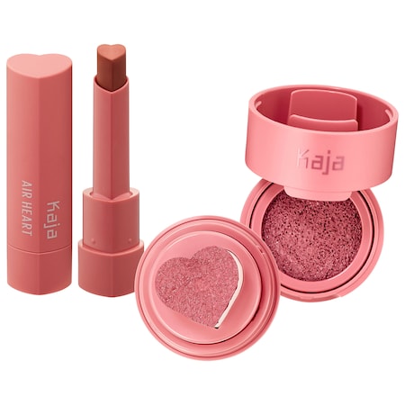 Air Heart Lipstick + Cheeky Stamp Blush Set